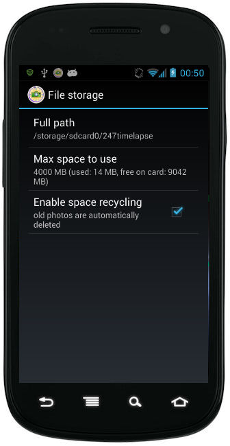247timelapse - Customizable storage space & location