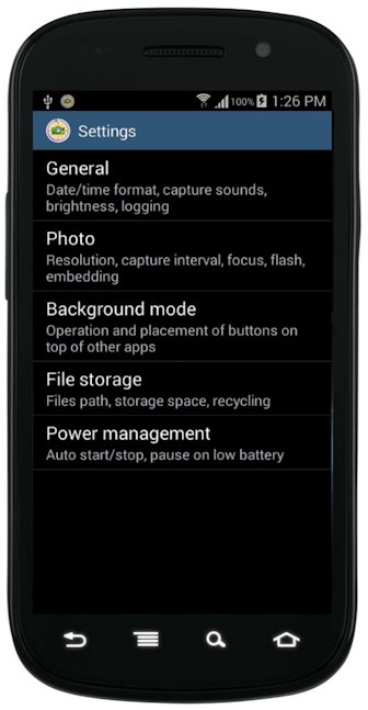 247timelapse - General Settings